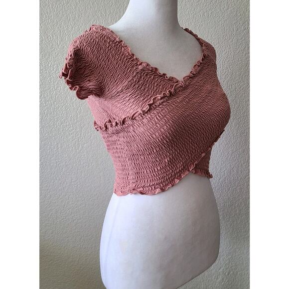 Love Tree Pink Ruffled Blouse - Picture 2 of 7